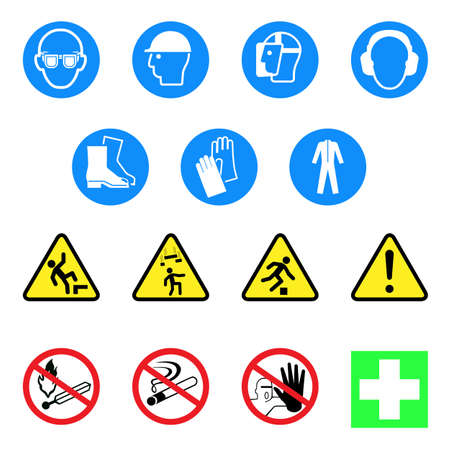 Vector of Workplace hazard warning - ID:175316046 - Royalty Free Image ...