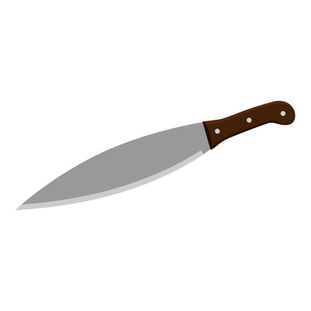 Machete vector isolated on white backgroundのイラスト素材