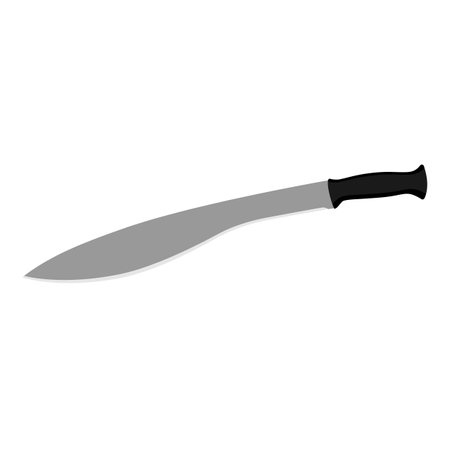Machete vector isolated on white backgroundのイラスト素材