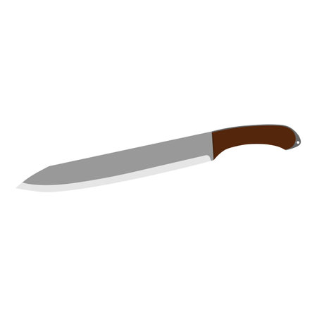 Machete vector isolated on white backgroundのイラスト素材