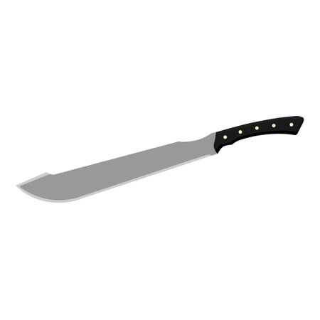 Machete vector isolated on white backgroundのイラスト素材