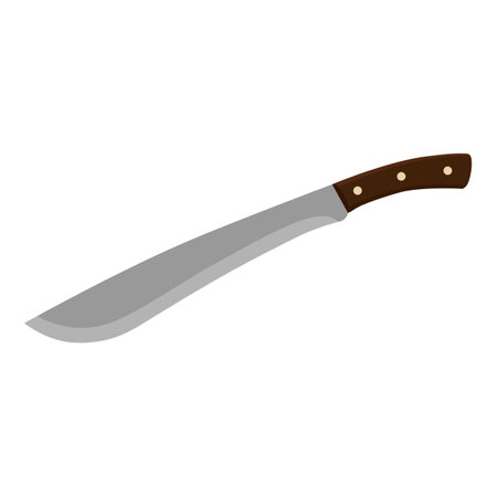 Machete vector isolated on white backgroundのイラスト素材