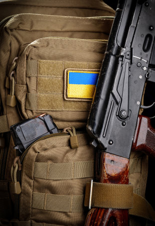 The liberation war of the Ukrainian people with the Russian occupierの写真素材