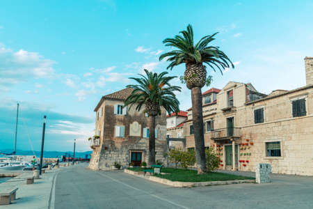 Promenade in Sutivan on Brac island, Croatia.
