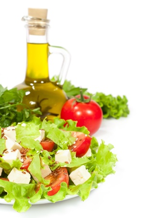 vegetarian food .Ingredients for a vegetable salad
の写真素材