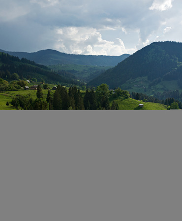 Mountains landscape. Ukrainian Carpathiansの写真素材