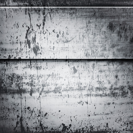 The grey grunge metal backgroundの写真素材