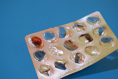 The last pill left in the blister pack. The concept of an urgent need to replenish the supply of...