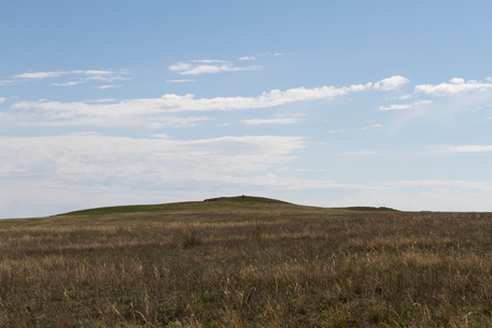 spring in the Kazakh steppe among the hills on the pass Malai-saryの写真素材