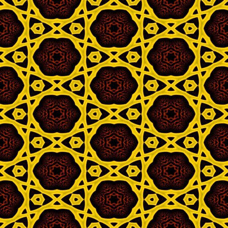 Kaleidoscopic wallpaper tiles
