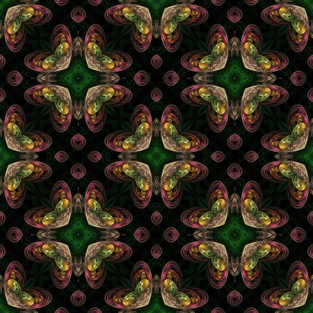 Kaleidoscopic wallpaper tiles