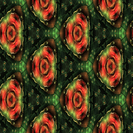 Kaleidoscopic wallpaper tilesの写真素材
