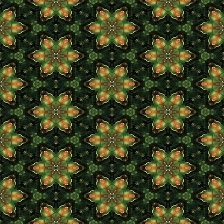 Kaleidoscopic wallpaper tiles