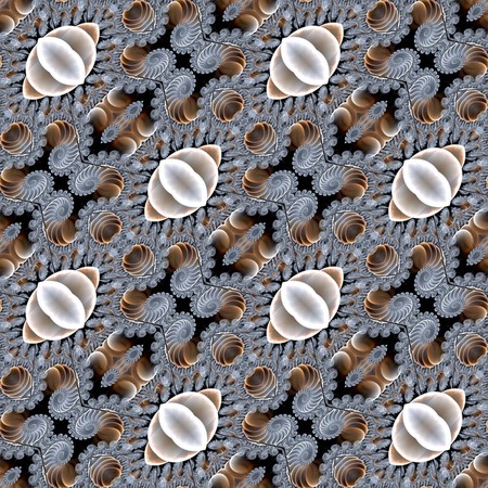 Kaleidoscopic wallpaper tiles