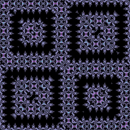 Kaleidoscopic wallpaper tiles