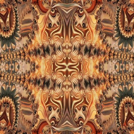 Kaleidoscopic wallpaper tilesの写真素材