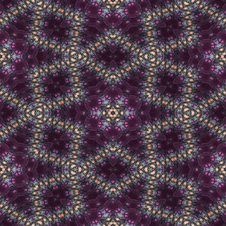 Kaleidoscopic wallpaper tiles