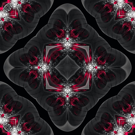Kaleidoscopic wallpaper tilesの写真素材