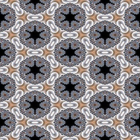 Kaleidoscopic wallpaper tiles