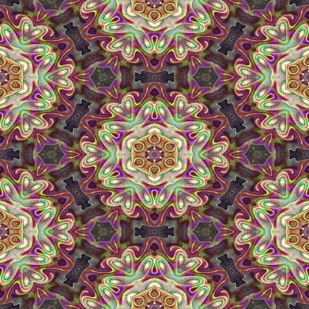 Kaleidoscopic wallpaper tilesの写真素材
