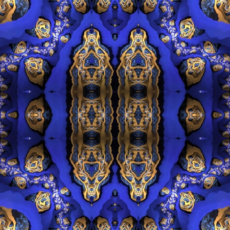 Kaleidoscopic wallpaper tilesの写真素材