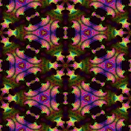 Kaleidoscopic wallpaper tilesの写真素材