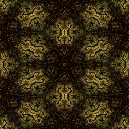 Kaleidoscopic wallpaper tiles