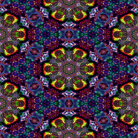 Kaleidoscopic wallpaper tilesの写真素材
