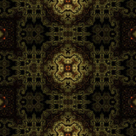 Kaleidoscopic wallpaper tiles