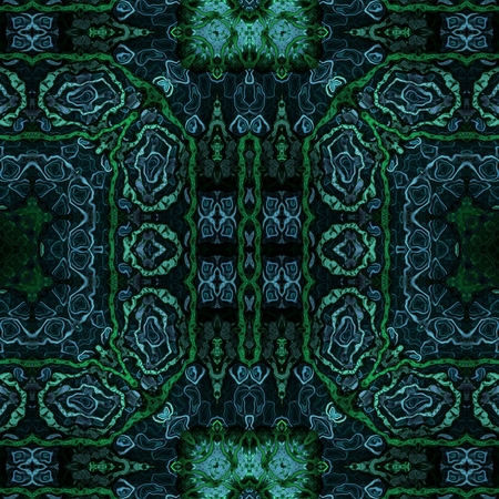 Kaleidoscopic wallpaper tiles