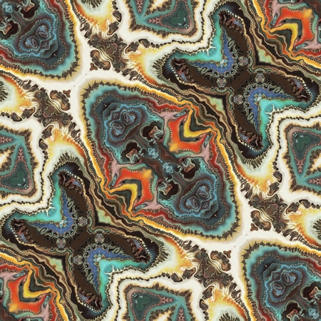 Kaleidoscopic wallpaper tilesの写真素材