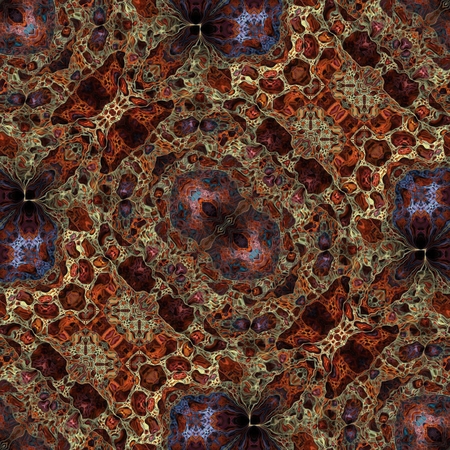 Kaleidoscopic wallpaper tilesの写真素材