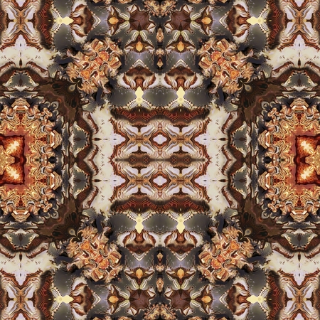 Kaleidoscopic wallpaper tiles