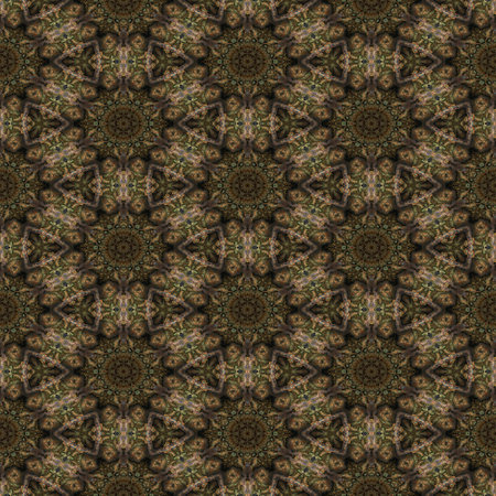 Kaleidoscopic wallpaper tiles