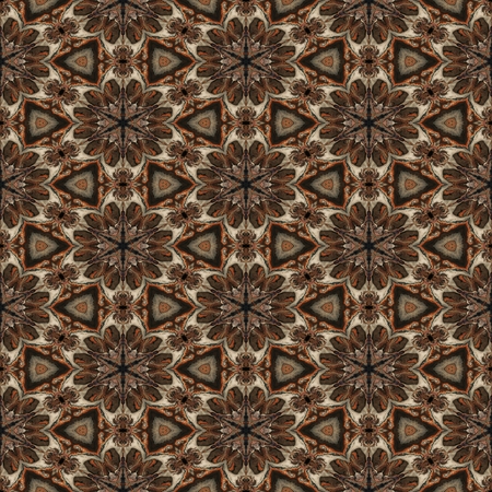 Kaleidoscopic wallpaper tiles