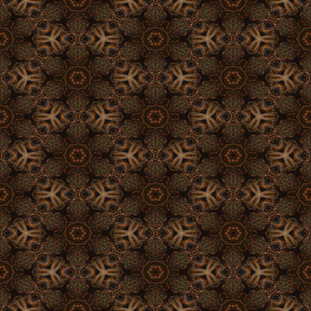 Kaleidoscopic wallpaper tiles