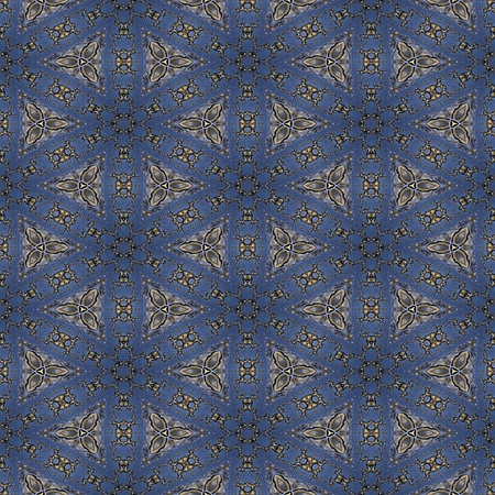 Kaleidoscopic wallpaper tiles