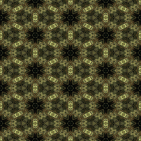 Kaleidoscopic wallpaper tiles