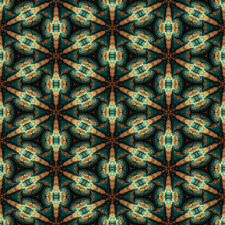 Kaleidoscopic wallpaper tiles