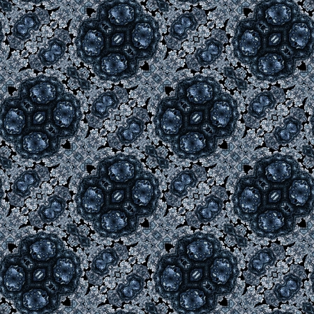 Kaleidoscopic wallpaper tiles