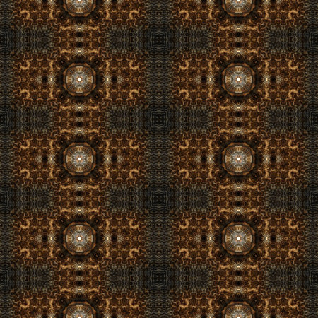 Kaleidoscopic wallpaper tiles
