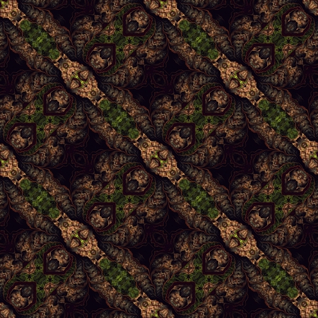 Kaleidoscopic wallpaper tiles