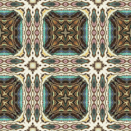 Kaleidoscopic wallpaper tiles