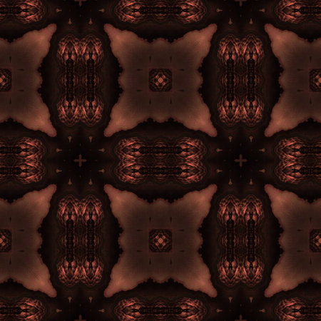 Kaleidoscopic wallpaper tiles