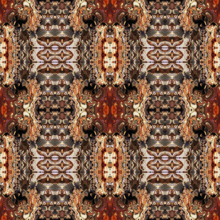 Kaleidoscopic wallpaper tiles