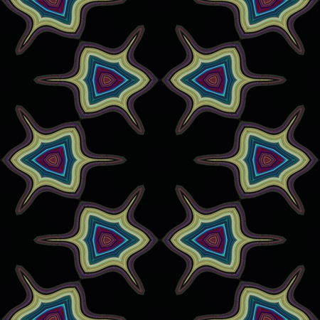 Kaleidoscopic wallpaper tilesの写真素材