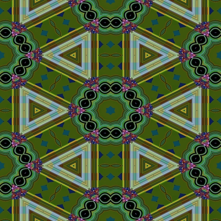 Kaleidoscopic wallpaper tilesの写真素材