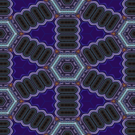 Kaleidoscopic wallpaper tilesの写真素材