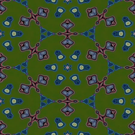 Kaleidoscopic wallpaper tilesの写真素材