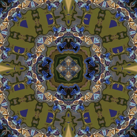Kaleidoscopic wallpaper tilesの写真素材